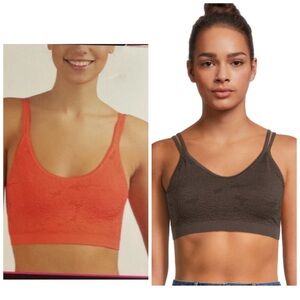 💜Bundle 2 NoBoundaries Juniors’ 4Way Stretch Crochet floral bralette,Cami Size:S